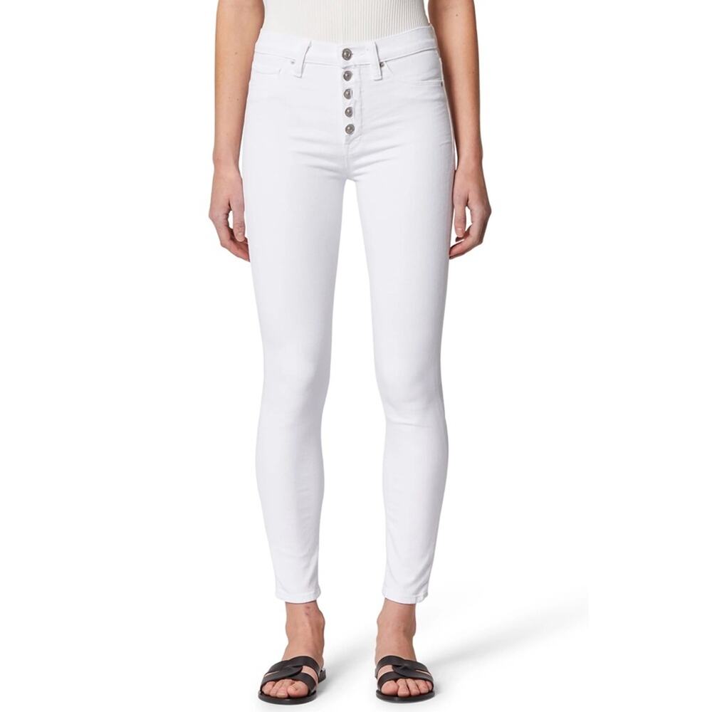 New Hudson Jeans Barbara High Waist Super Skinny Ankle Jeans Women's Size 25